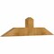 Ekena Millwork Portland Rough Sawn Timber Gable Bracket, Western Red Cedar, 36"W x 9"H x 2"D x 4"F, 6/12 Pitch GBW036X09X0204POR00RWR - alternate 5